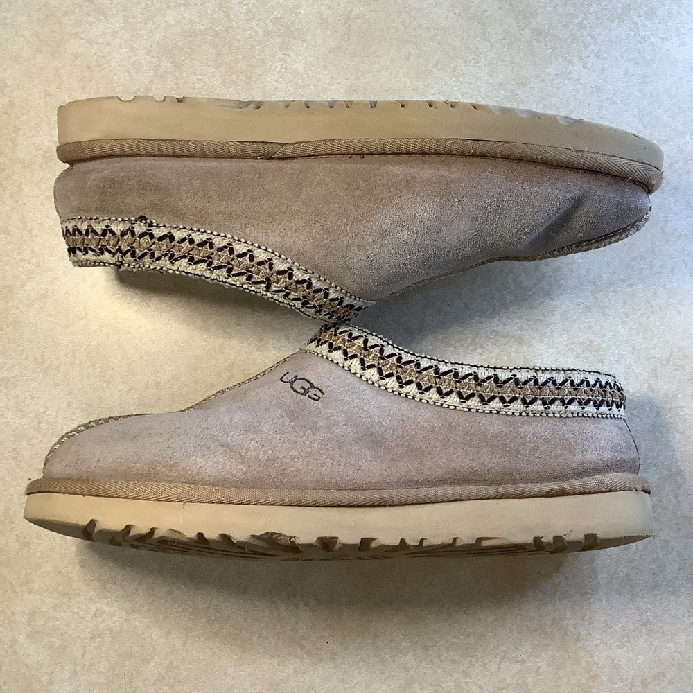 UGG Women’s Tasman Suede Slip-On Mule Slippers Size 11 Sheepskin/Wool - Picture 3 of 8
